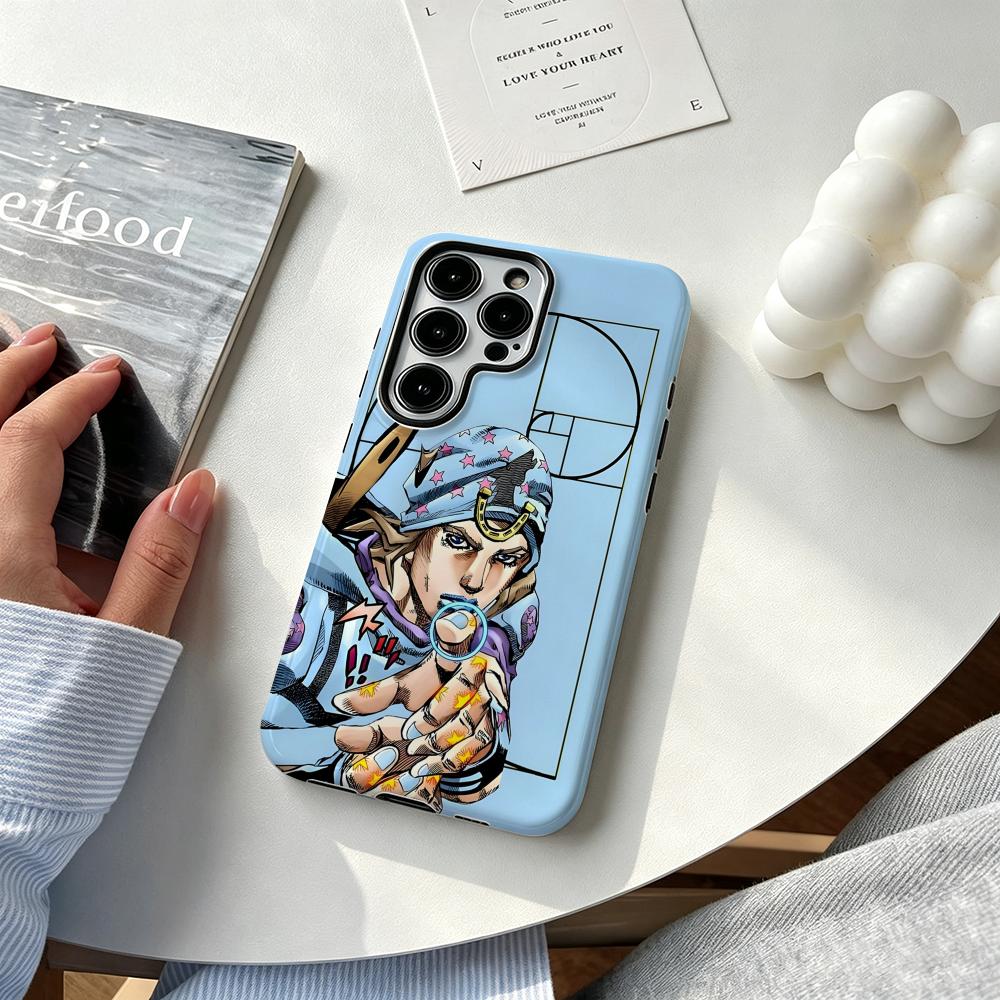 Shelly - Casing Ponsel Anime J-JOJO Steel Ball