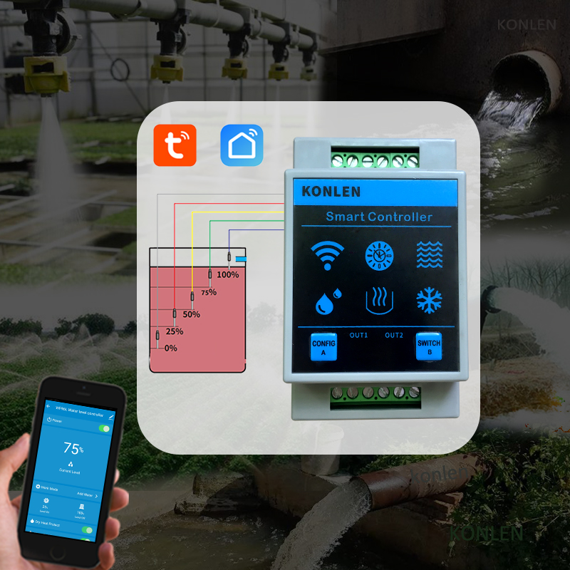 KONLEN Tuya Sensor Level Air W - Home Assistant Tuya ulasan dan harga