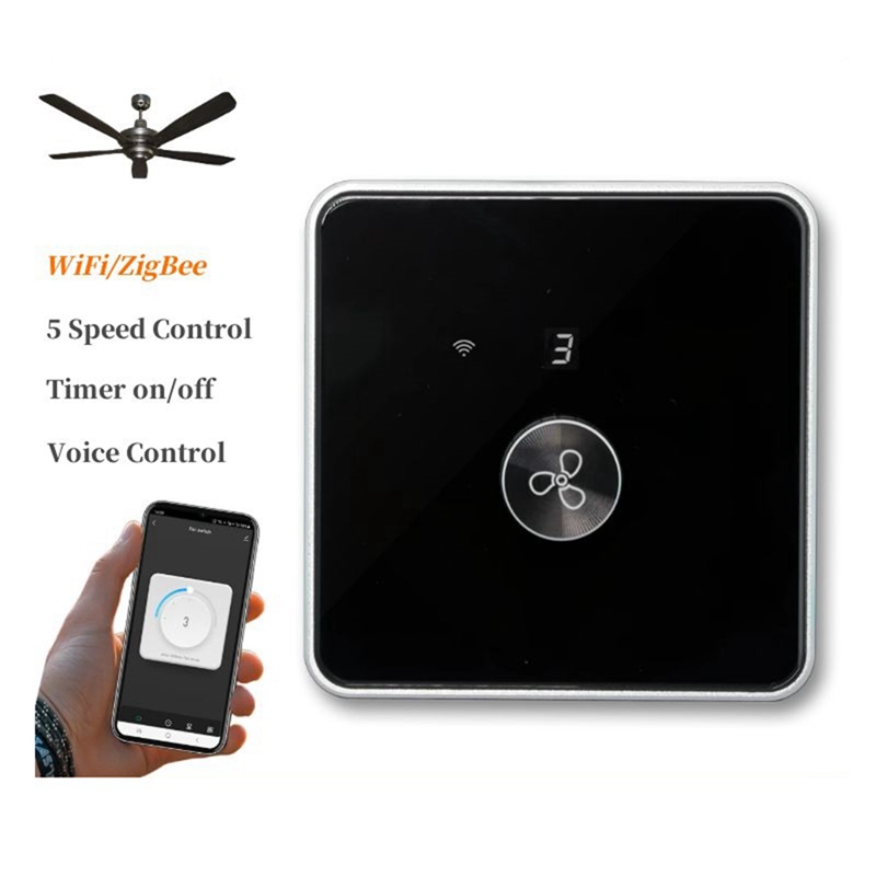 Sakelar Kipas Wifi Pintar 5 Ko - Tuya Smart ulasan dan harga