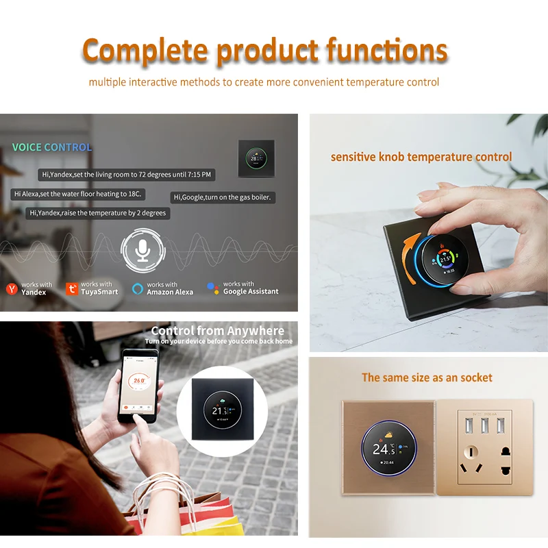 Tersedia Thermostat Knob Tuya  - Tuya Smart ulasan dan harga