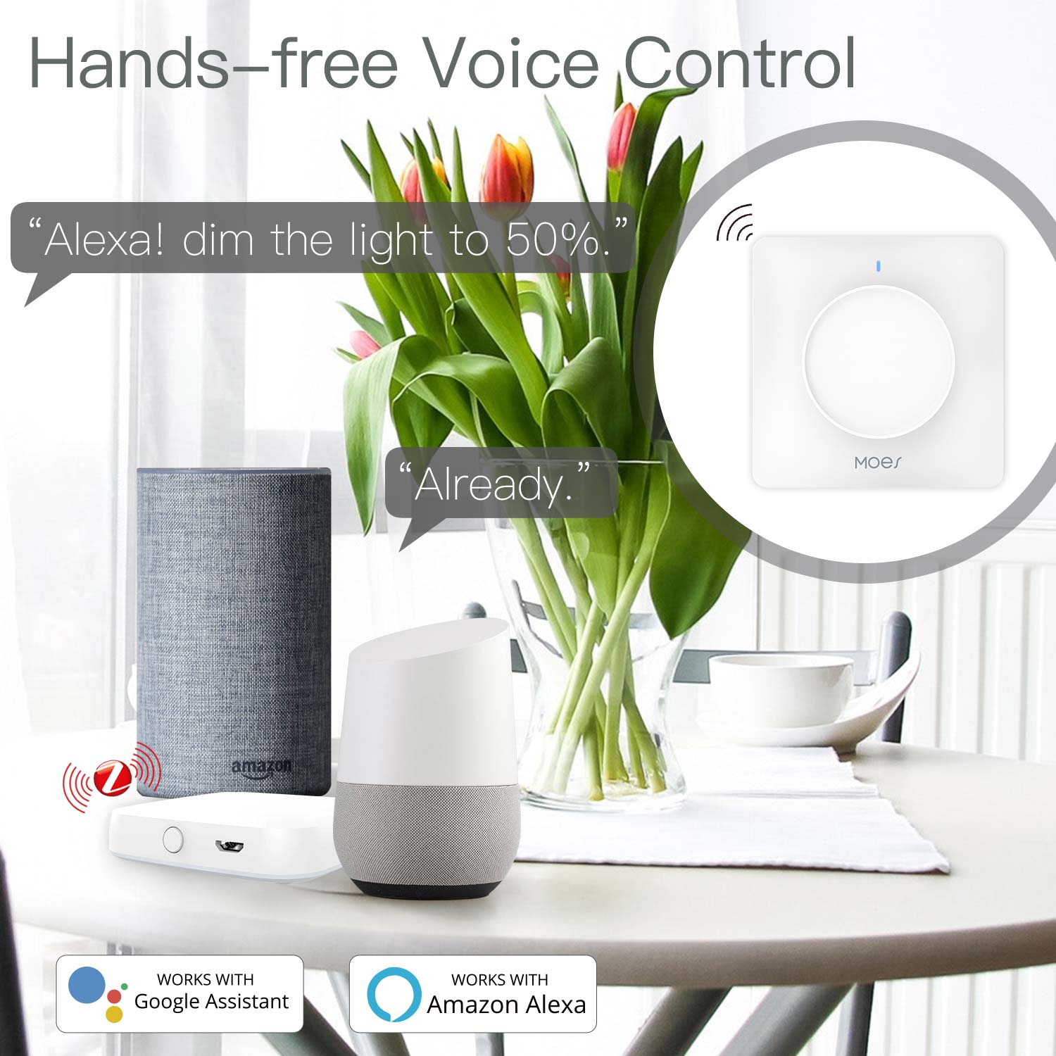 Sakelar Peredup Cerdas MOES Tu - Smart Relay Tuya ulasan dan harga