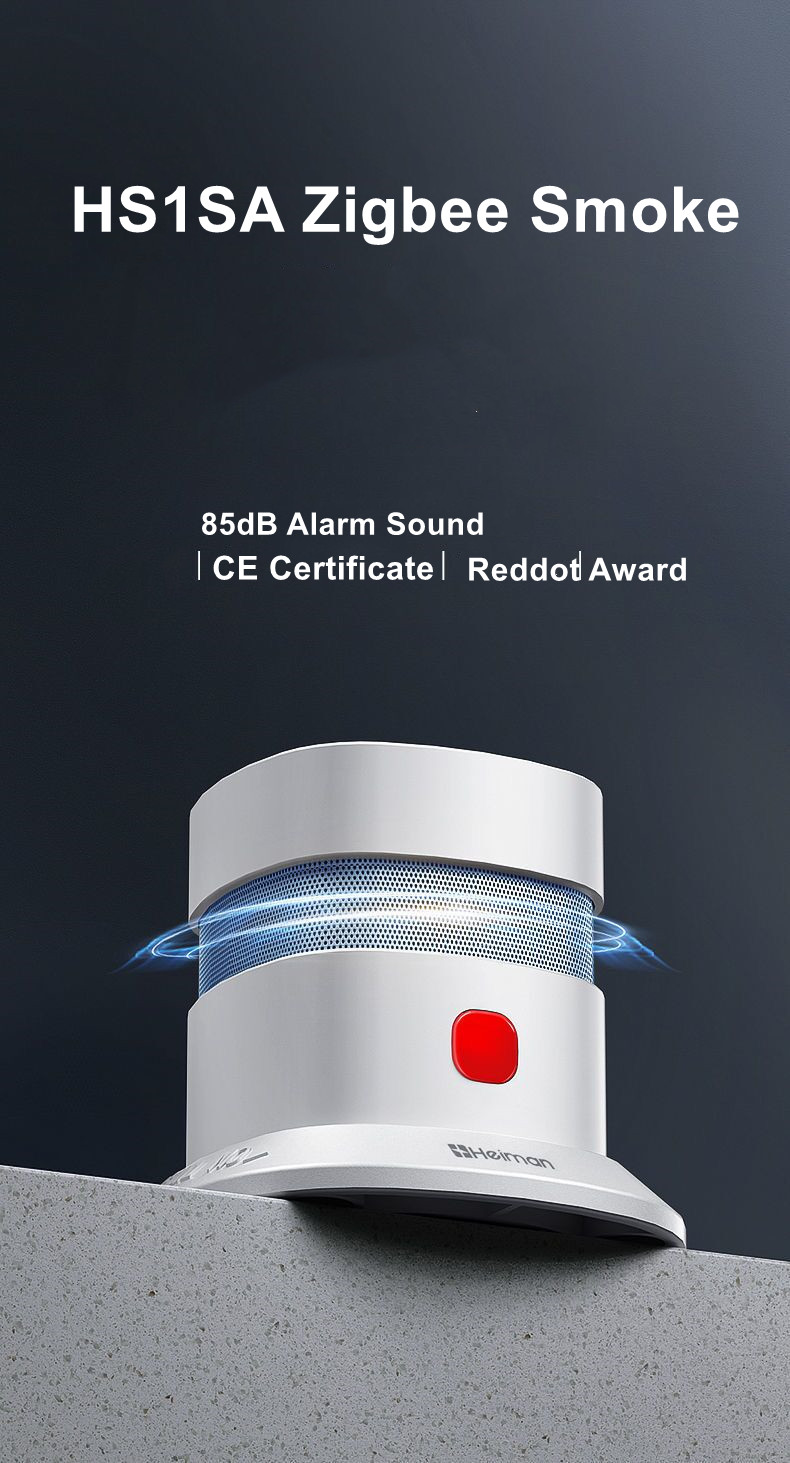 Tuya Smart Zigbee Detektor Asa - Home Assistant Tuya ulasan dan harga
