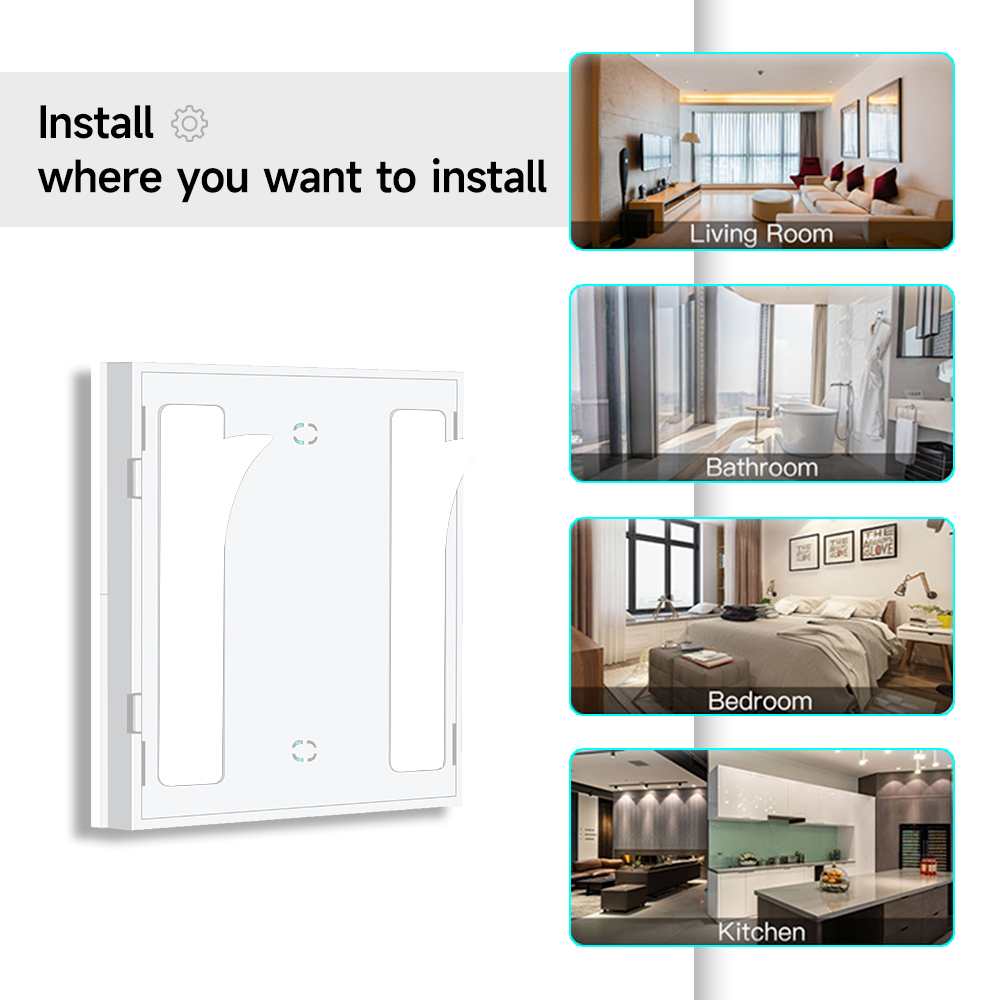 Tuya ZigBee 3.0 Smart Scene Sw - Tuya 4 Channel ulasan dan harga