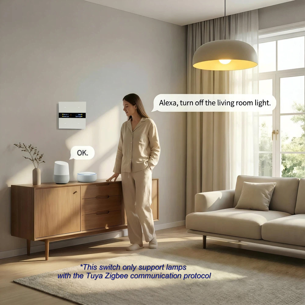 Panel Saklar Pintar Zigbee M8  - Smart Relay Tuya ulasan dan harga