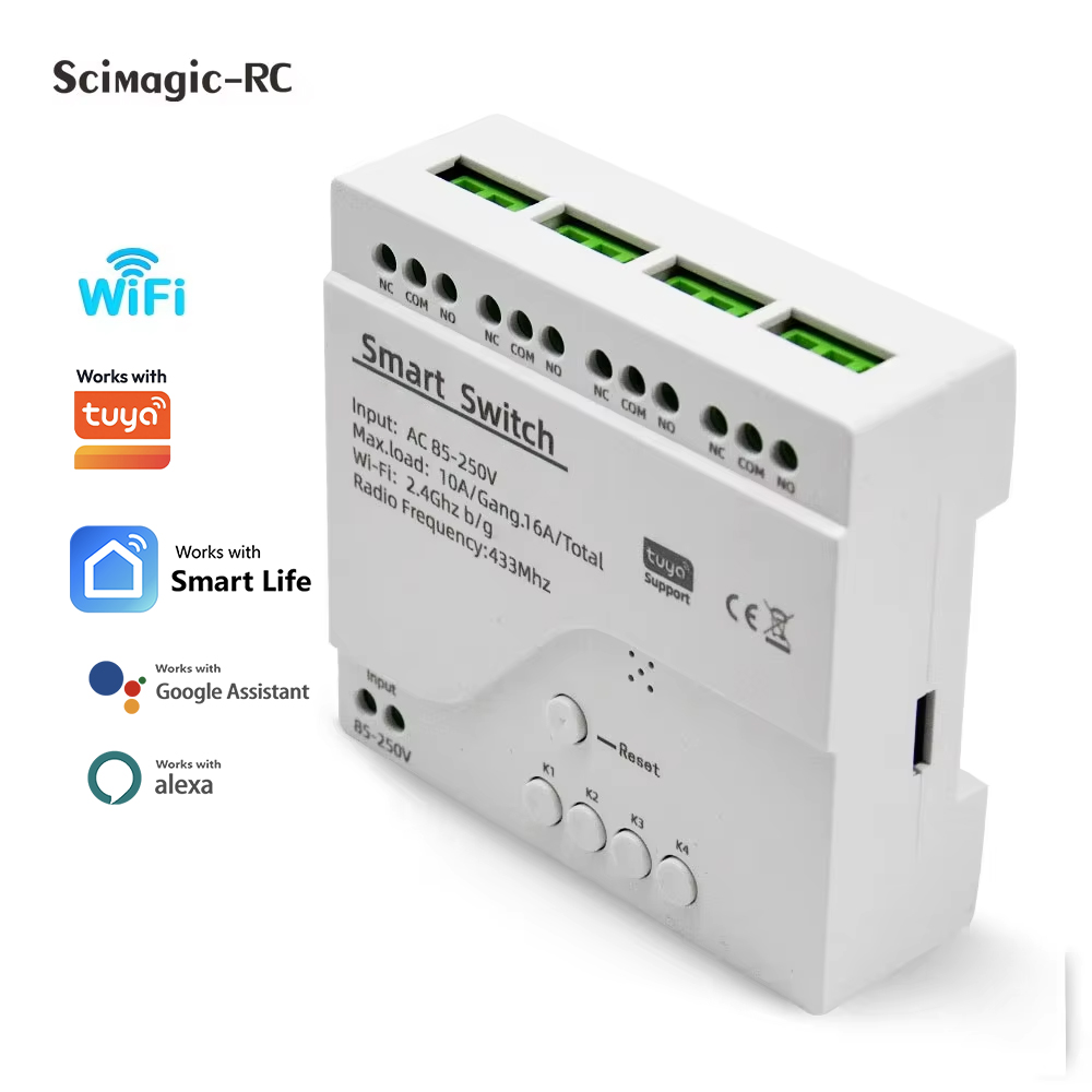 Modul Relay Smart Switch 4CH O - Tuya 4 Channel ulasan dan harga