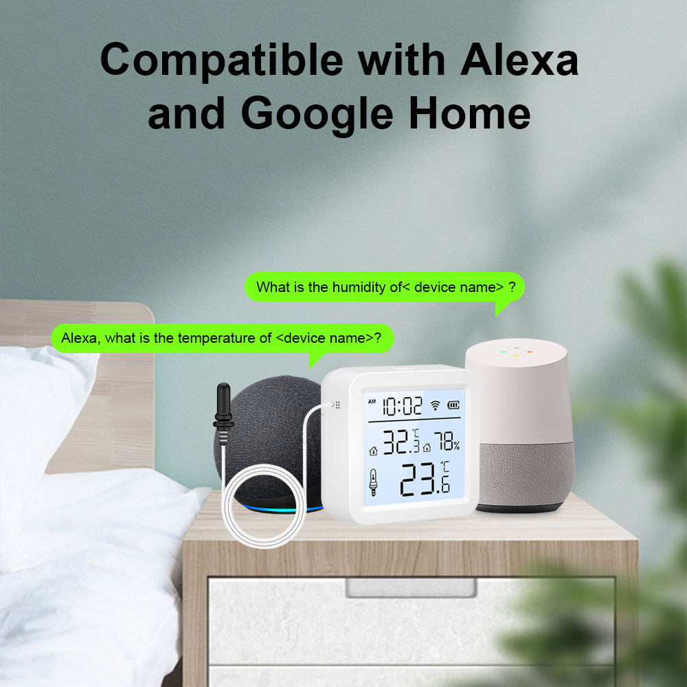 Sensor Suhu dan Kelembapan WiF - Tuya Smart ulasan dan harga