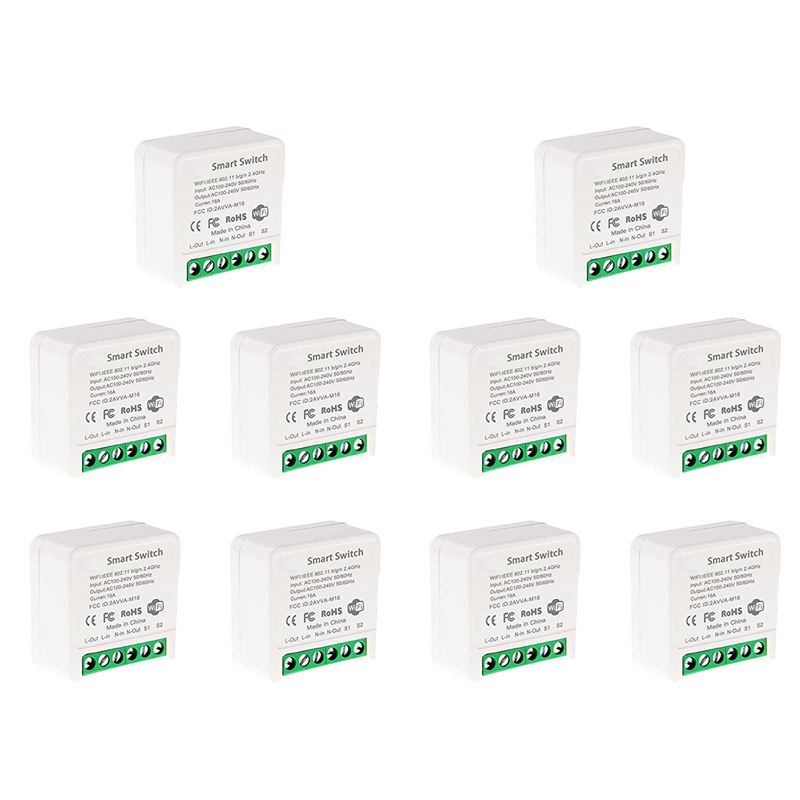 10X Sakelar Relai Wifi Mini Ce - Smart Relay Tuya ulasan dan harga